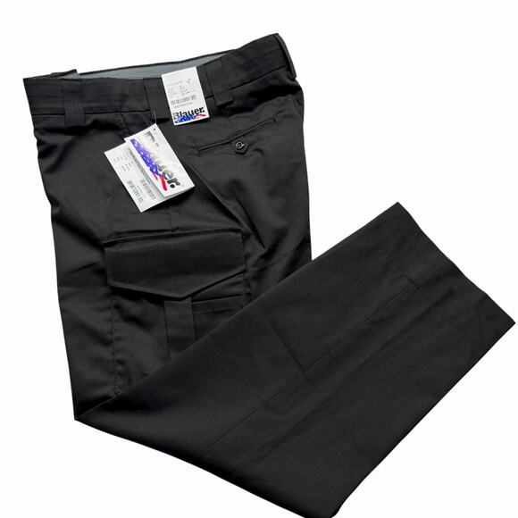 Blauer Men’s Black Tactical Cargo Pants 36x30 Side Pocket Cotton Blend 8810X - Picture 1 of 10